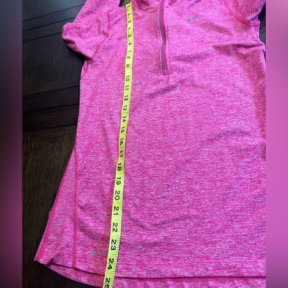 Nike Drifit Women‘s XS Half ZIP Pink Running Pullover - Picture 6 of 7